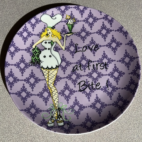 Set of 4 dessert plates by Delish. New without tags - Picture 2 of 6